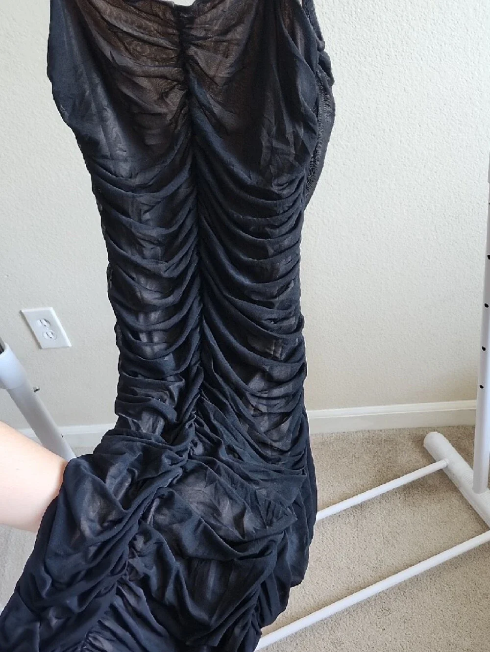 SHEIN Black Strap Midi Dress - Picture 6 of 6